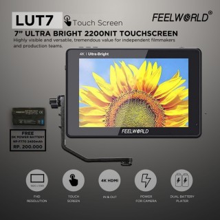 Feelworld Monitor LUT7 7" 4K HDMI Touchscreen - Original New